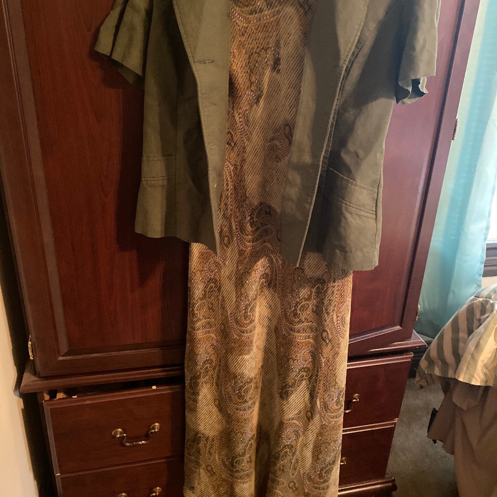 Mid length dress w/ jacket